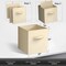 Sorbus Large 13" Storage Bins - 8 Pack Sturdy Collapsible Fabric Storage Cubes with Handles - Neutrals